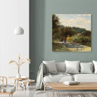 Une route à Louveciennes by Pierre-Auguste Renoir on GIANT ART - green masters promenade