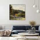 Une route à Louveciennes by Auguste Renoir on GIANT ART - green masters promenade