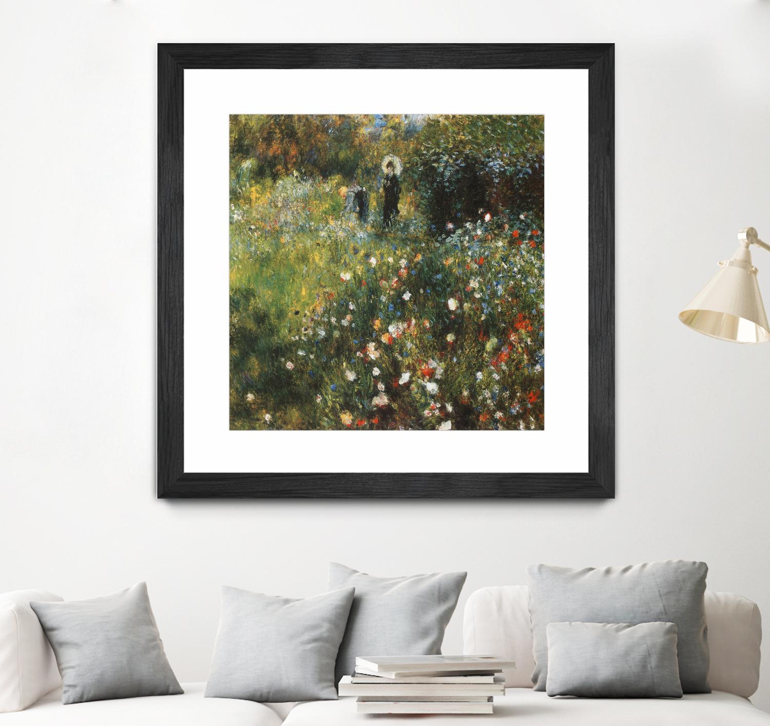 Femme à l'ombrelle by Auguste Renoir on GIANT ART - red masters