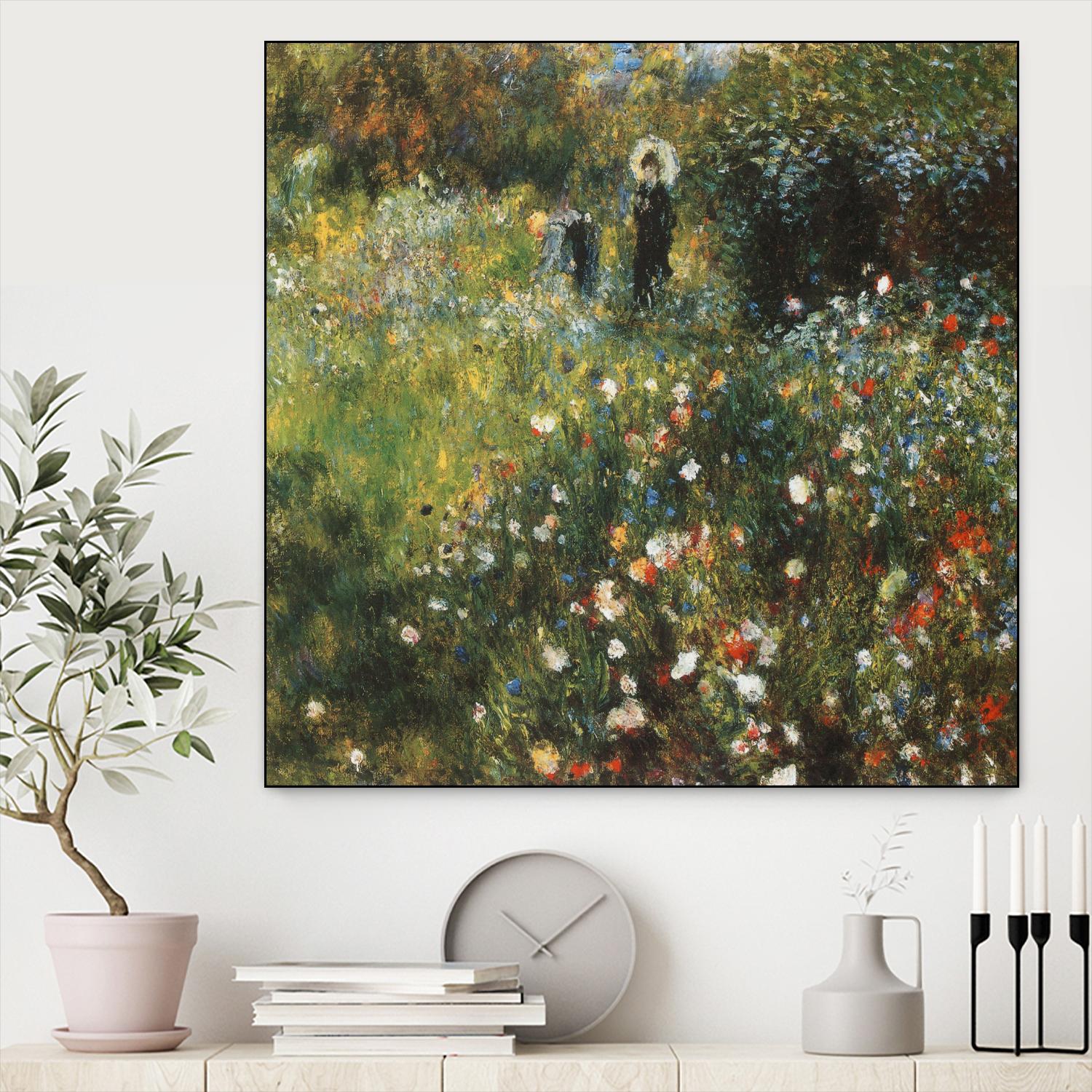 Femme à l'ombrelle by Auguste Renoir on GIANT ART - red masters