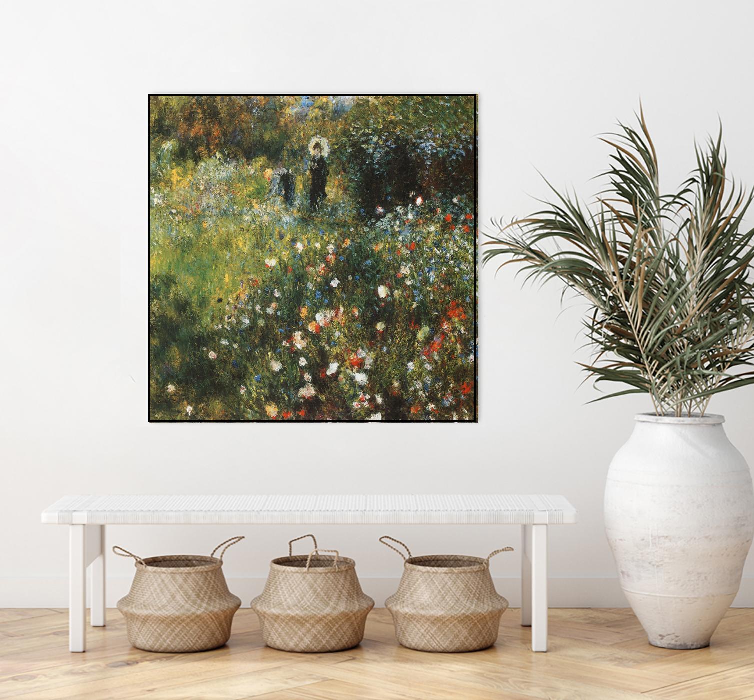 Femme à l'ombrelle by Auguste Renoir on GIANT ART - red masters