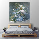 Bouquet Printanier by Auguste Renoir on GIANT ART - blue flowers floral