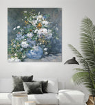 Bouquet Printanier by Auguste Renoir on GIANT ART - blue flowers floral