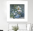 Bouquet Printanier by Auguste Renoir on GIANT ART - blue flowers floral