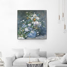 Bouquet Printanier by Auguste Renoir on GIANT ART - blue flowers floral