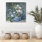 Bouquet Printanier, 1866 by Pierre-Auguste Renoir on GIANT ART - blue flowers floral