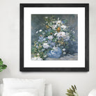 Bouquet Printanier by Auguste Renoir on GIANT ART - blue flowers floral