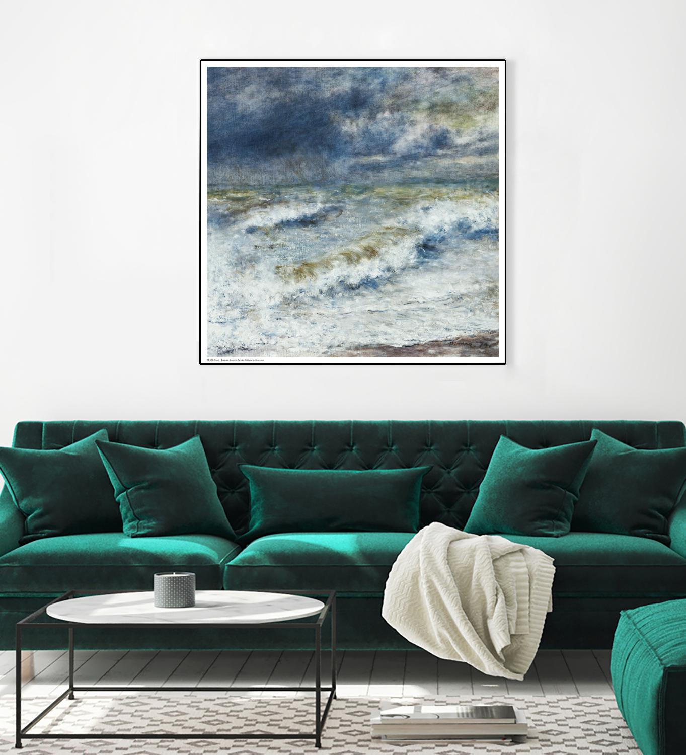Seascape by Auguste Renoir on GIANT ART - green master