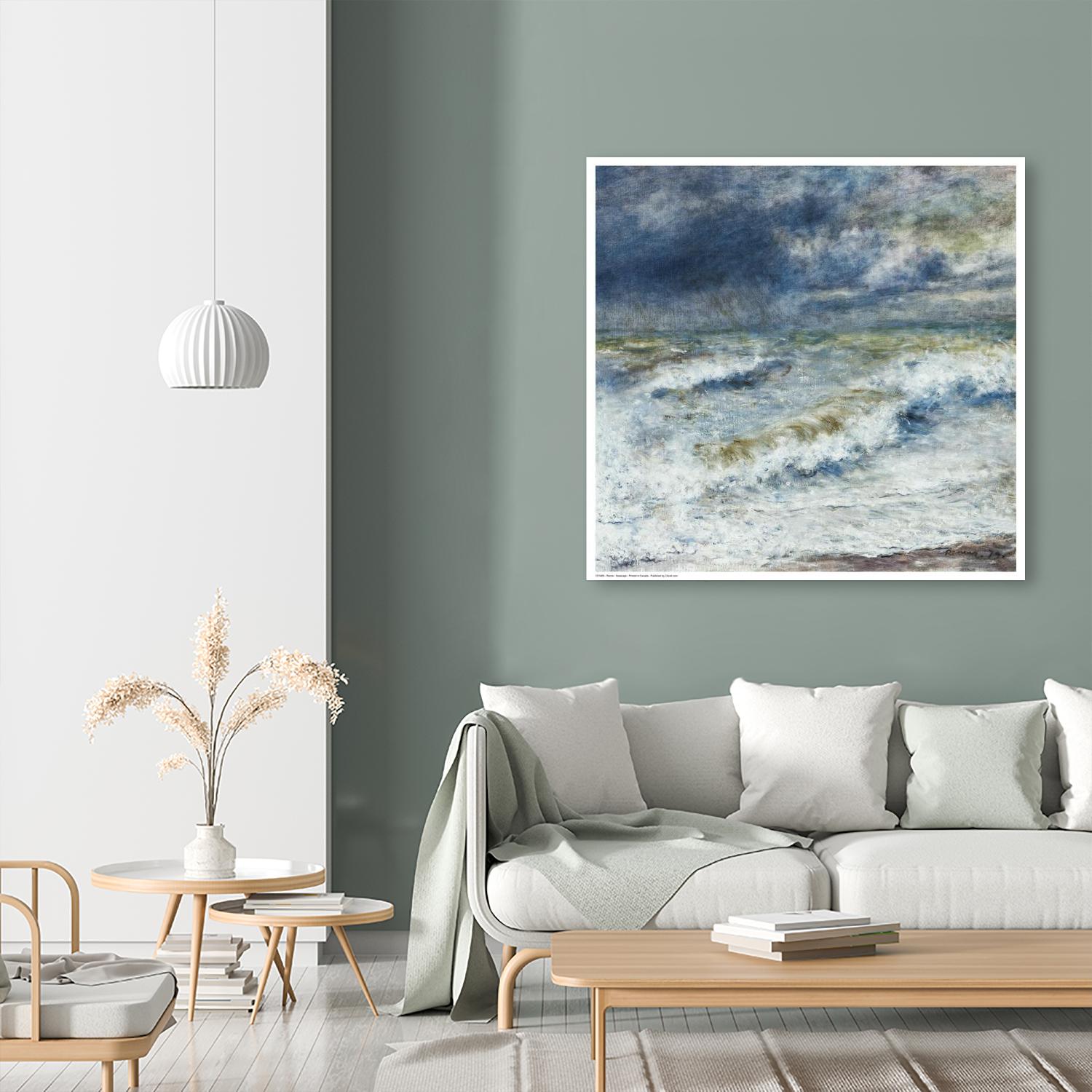 Seascape by Pierre-Auguste Renoir on GIANT ART - green master