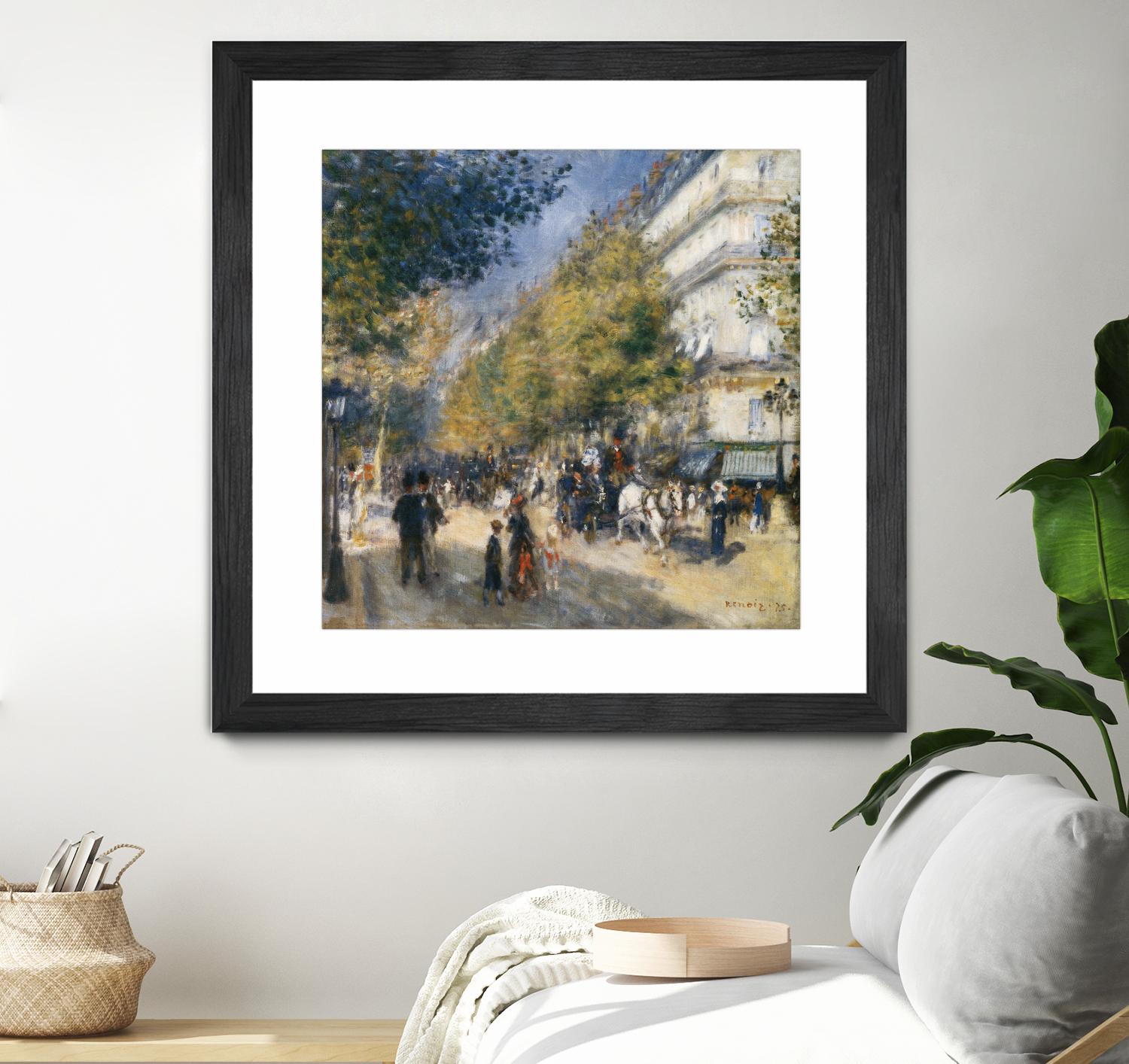 Les grands Boulevards by Auguste Renoir on GIANT ART - beige masters ville