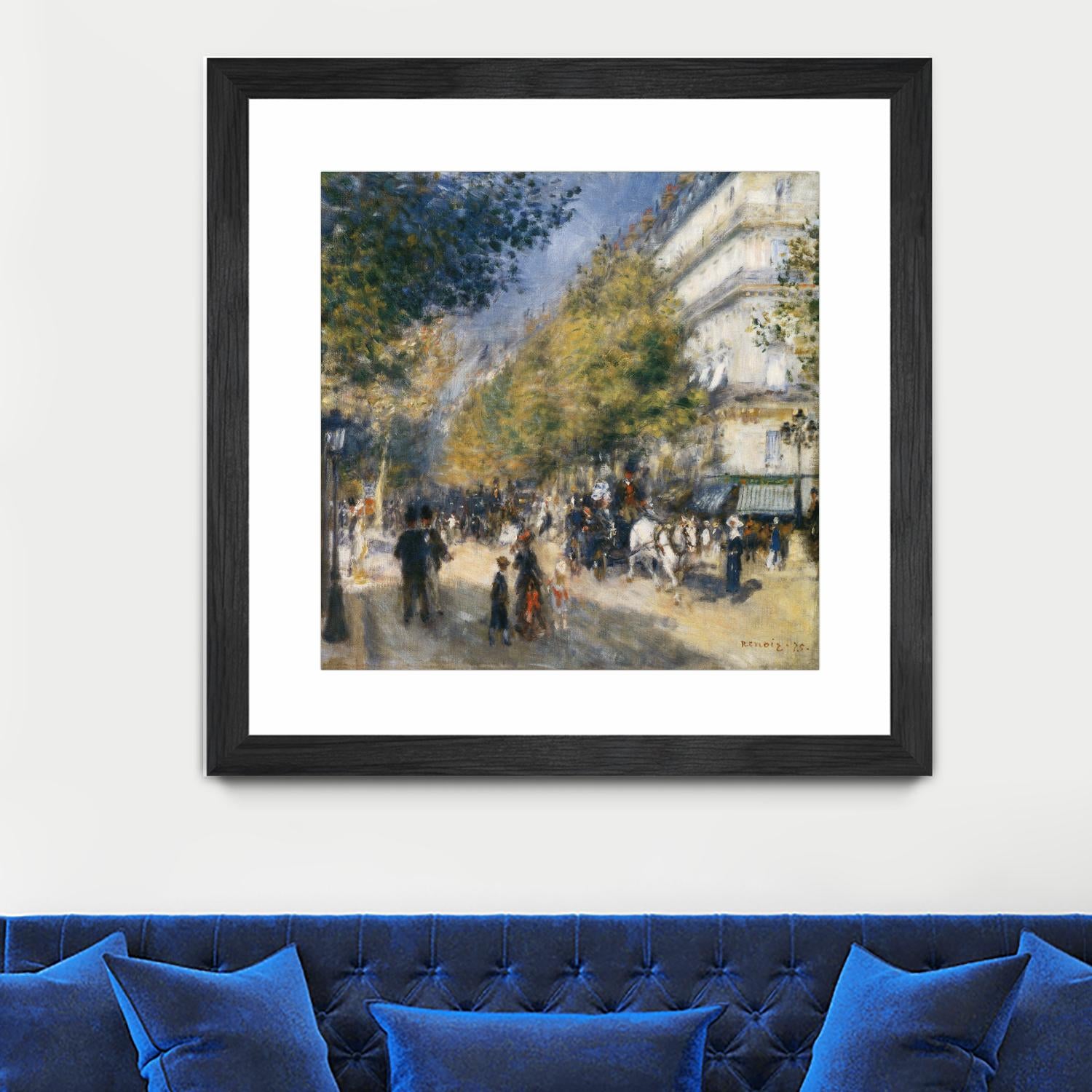 Les grands Boulevards by Auguste Renoir on GIANT ART - beige masters ville