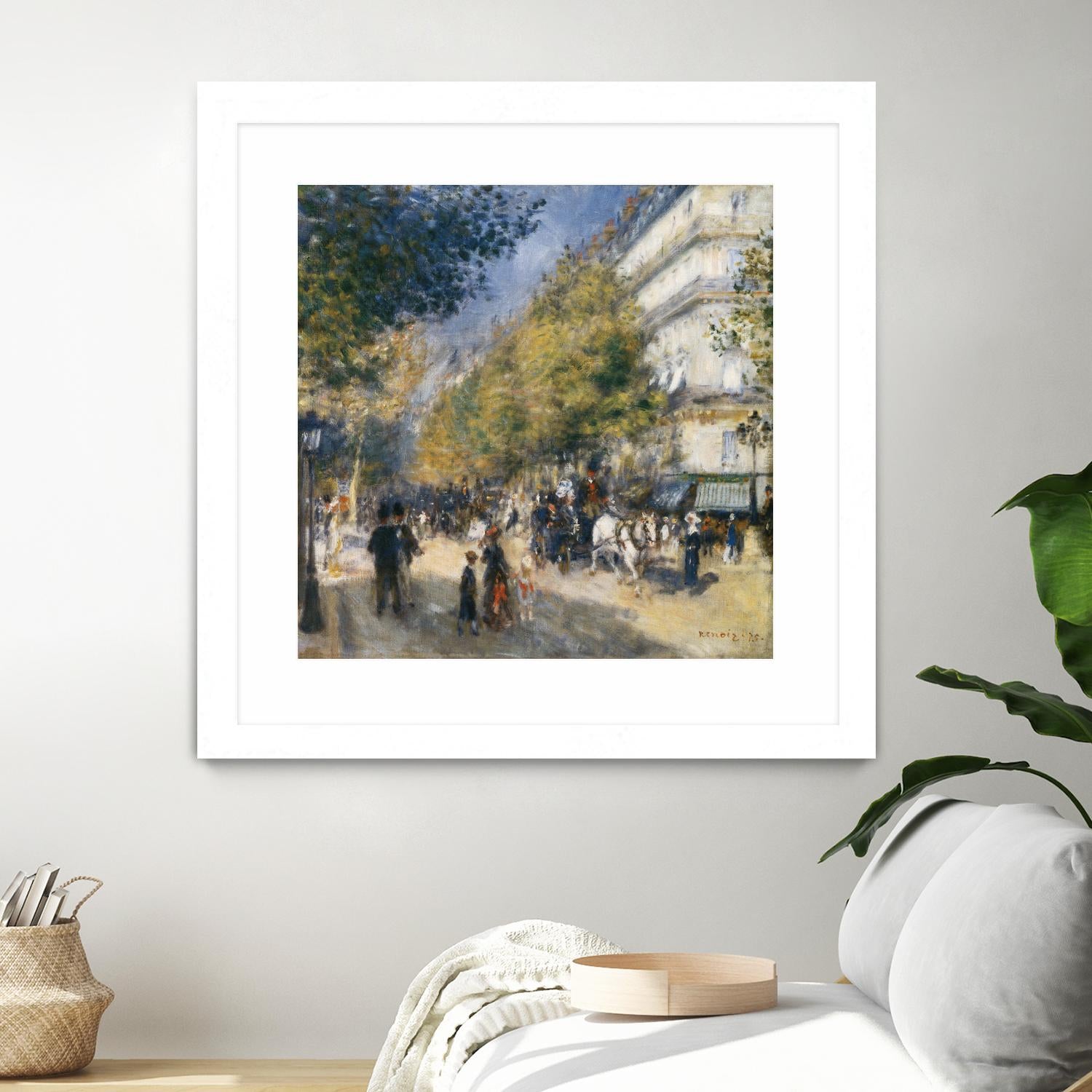Les grands Boulevards by Auguste Renoir on GIANT ART - beige masters ville