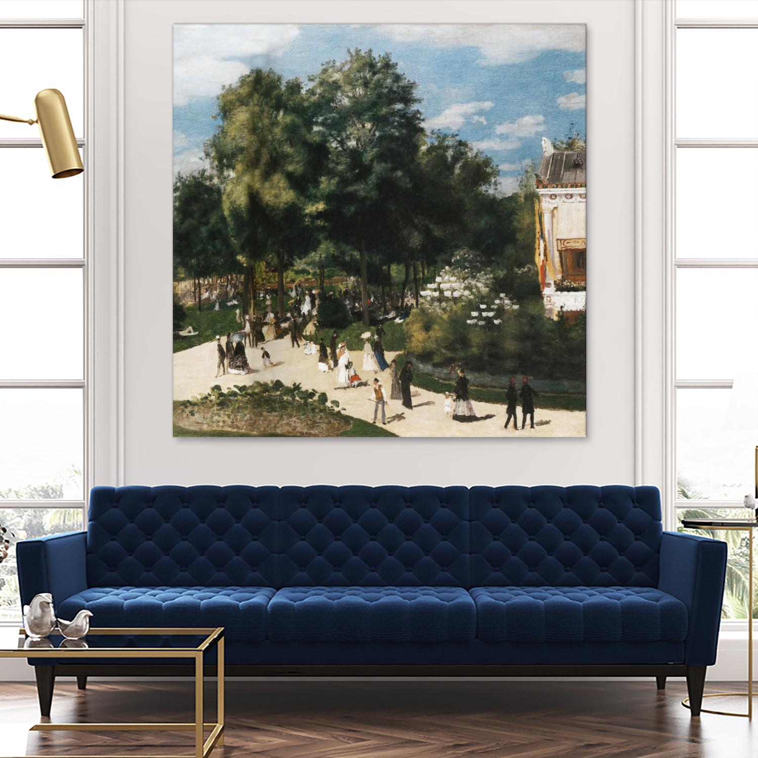 Ballade au parc by Auguste Renoir on GIANT ART - green masters renoir