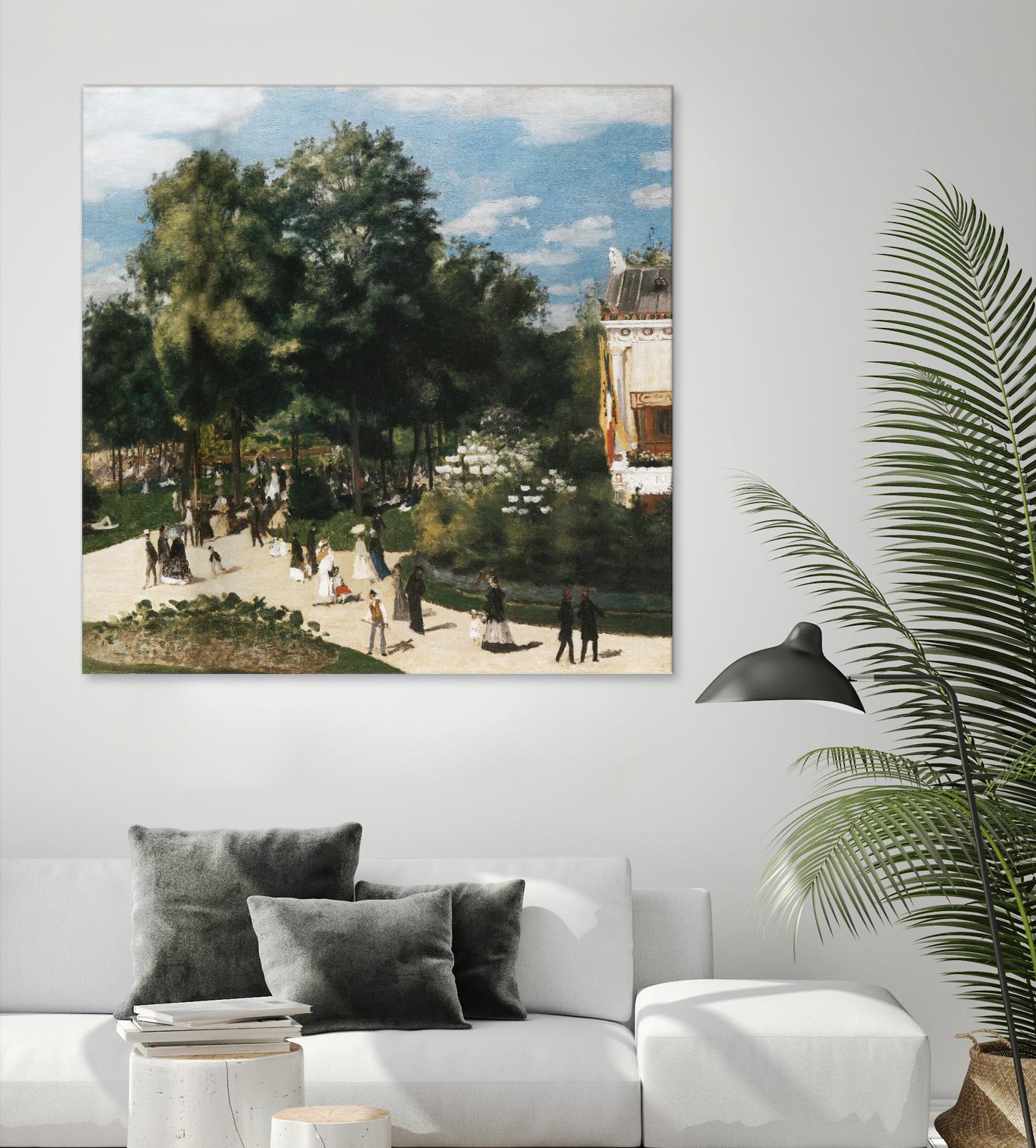 Ballade au parc by Auguste Renoir on GIANT ART - green masters renoir