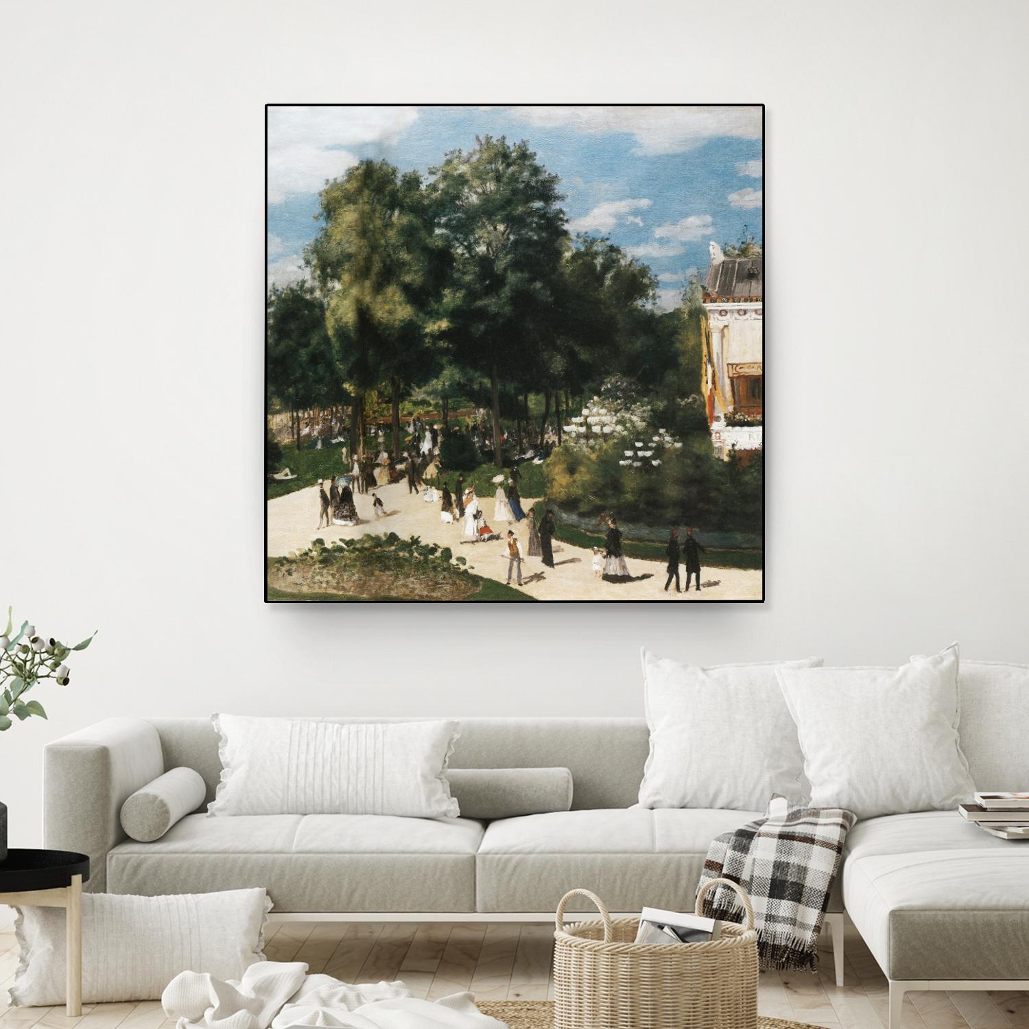 Ballade au parc by Auguste Renoir on GIANT ART - green masters renoir