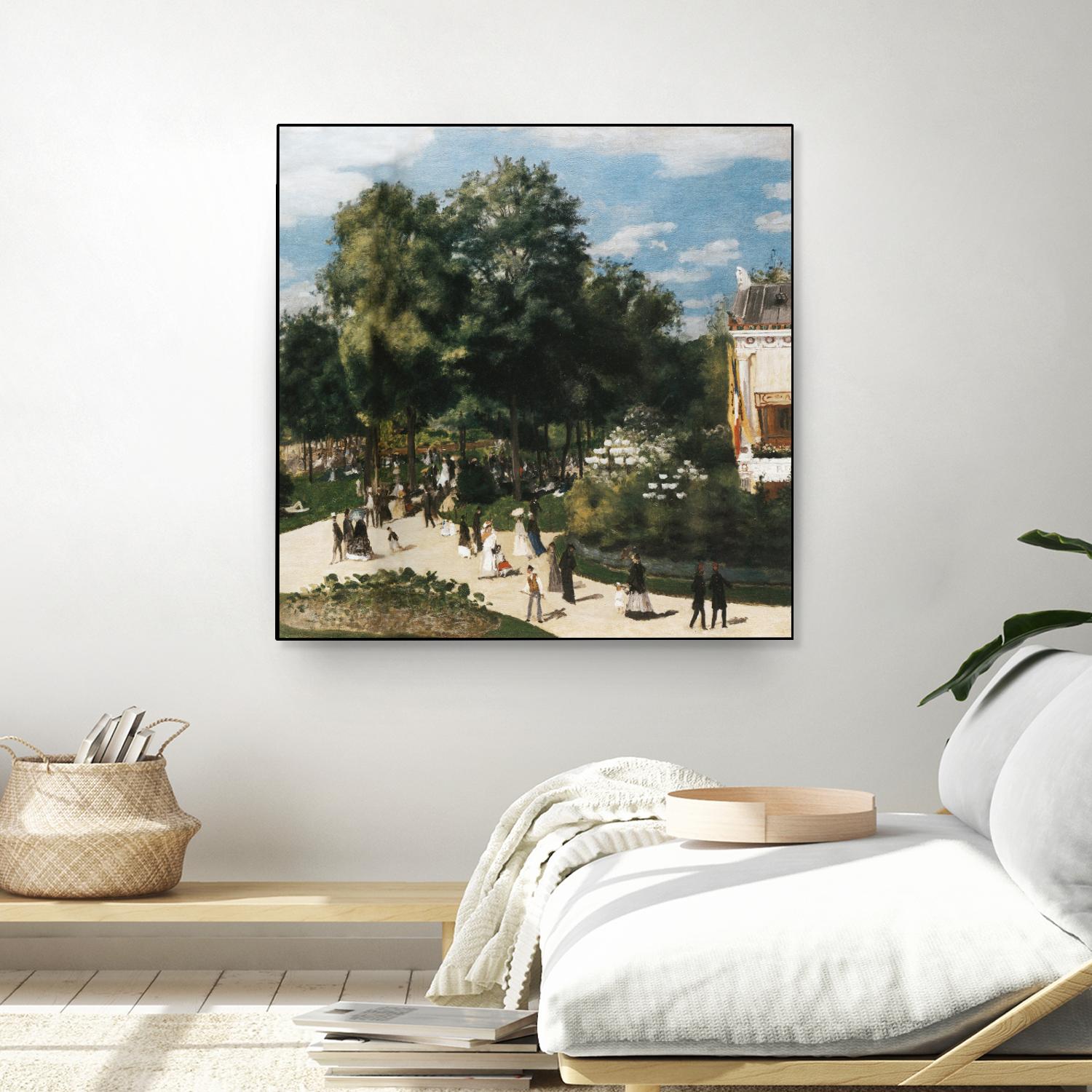 Ballade au parc by Auguste Renoir on GIANT ART - green masters renoir