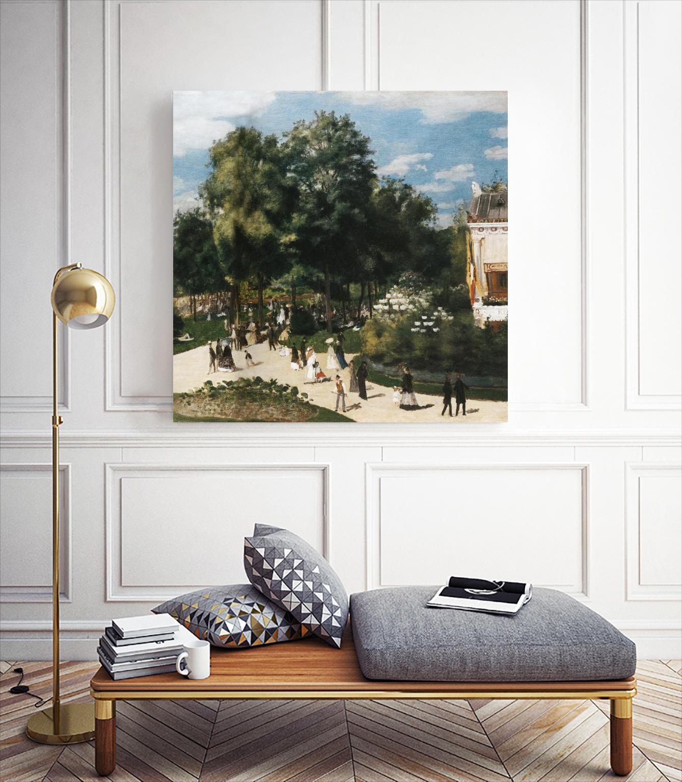 Ballade au parc by Auguste Renoir on GIANT ART - green masters renoir