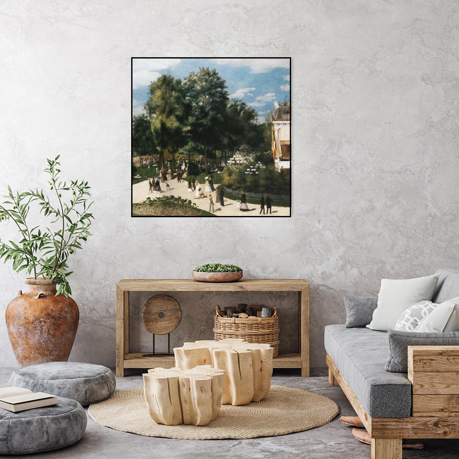 Ballade au parc by Auguste Renoir on GIANT ART - green masters renoir