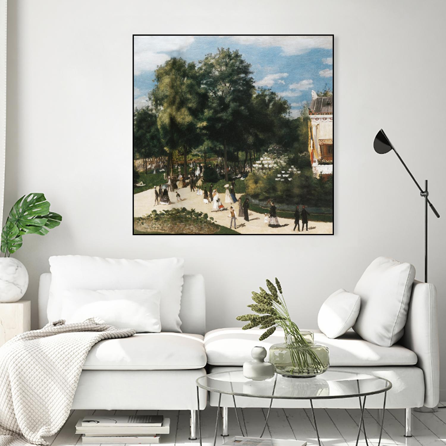 Ballade au parc by Auguste Renoir on GIANT ART - green masters renoir