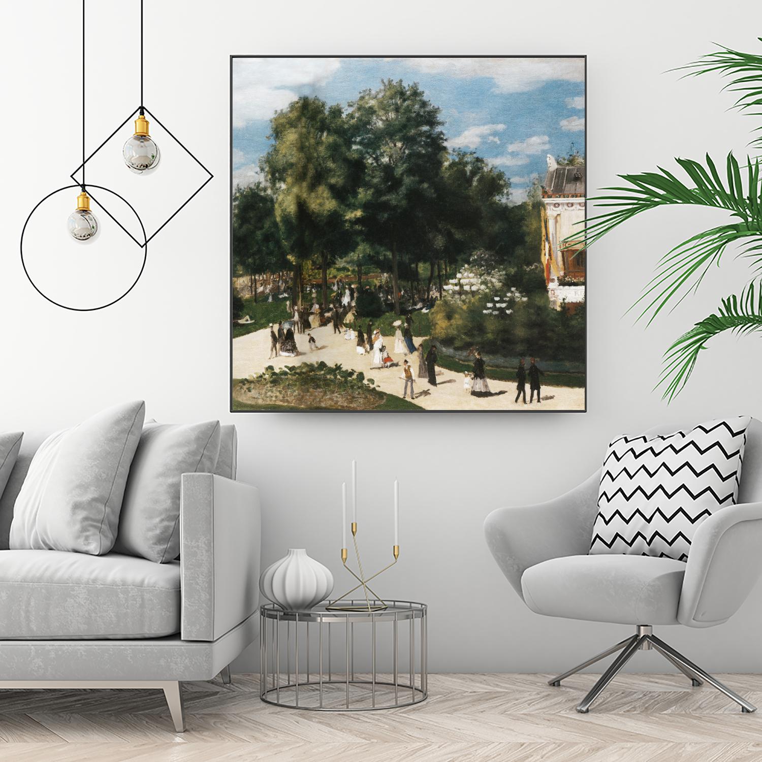 Ballade au parc by Auguste Renoir on GIANT ART - green masters renoir