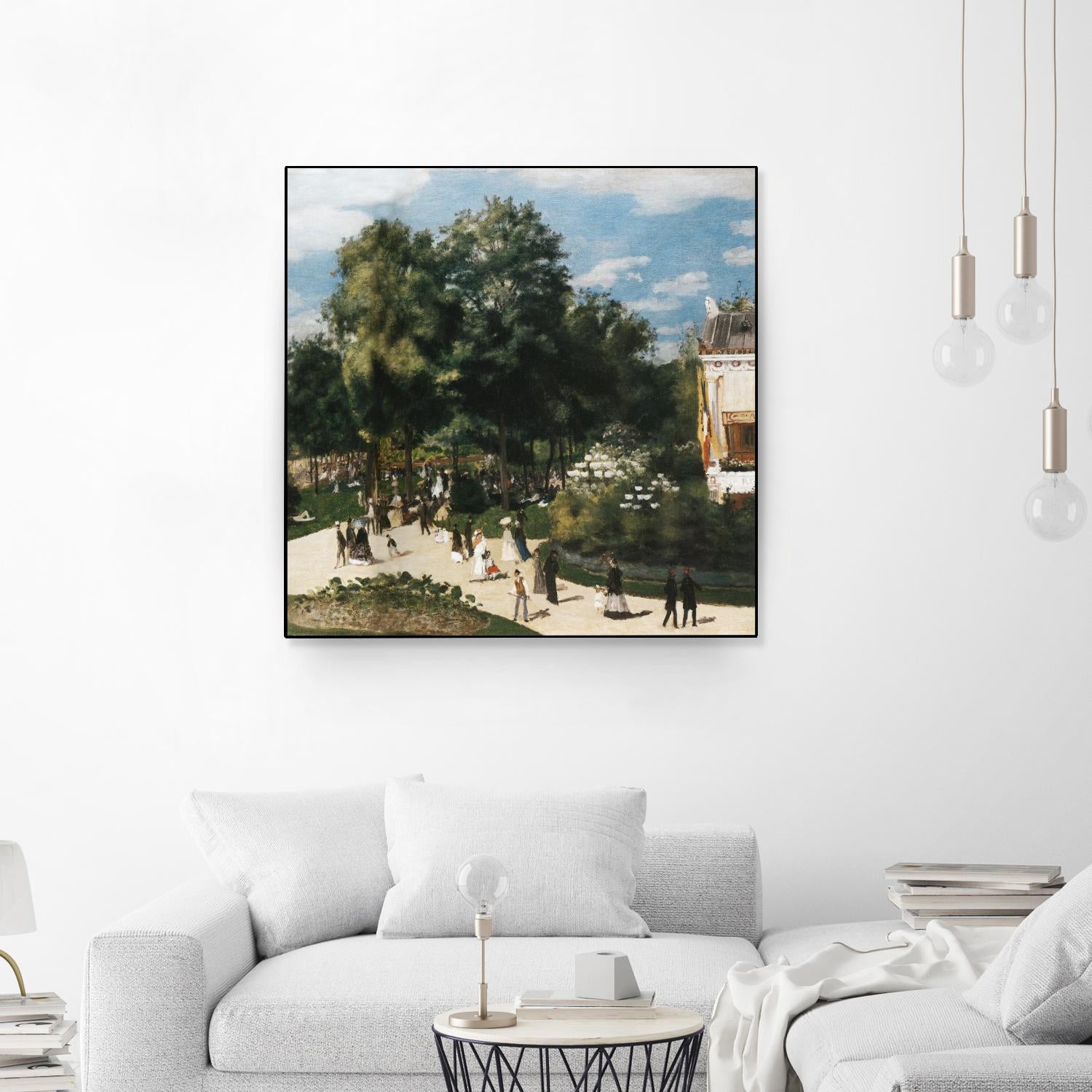 Ballade au parc by Auguste Renoir on GIANT ART - green masters renoir