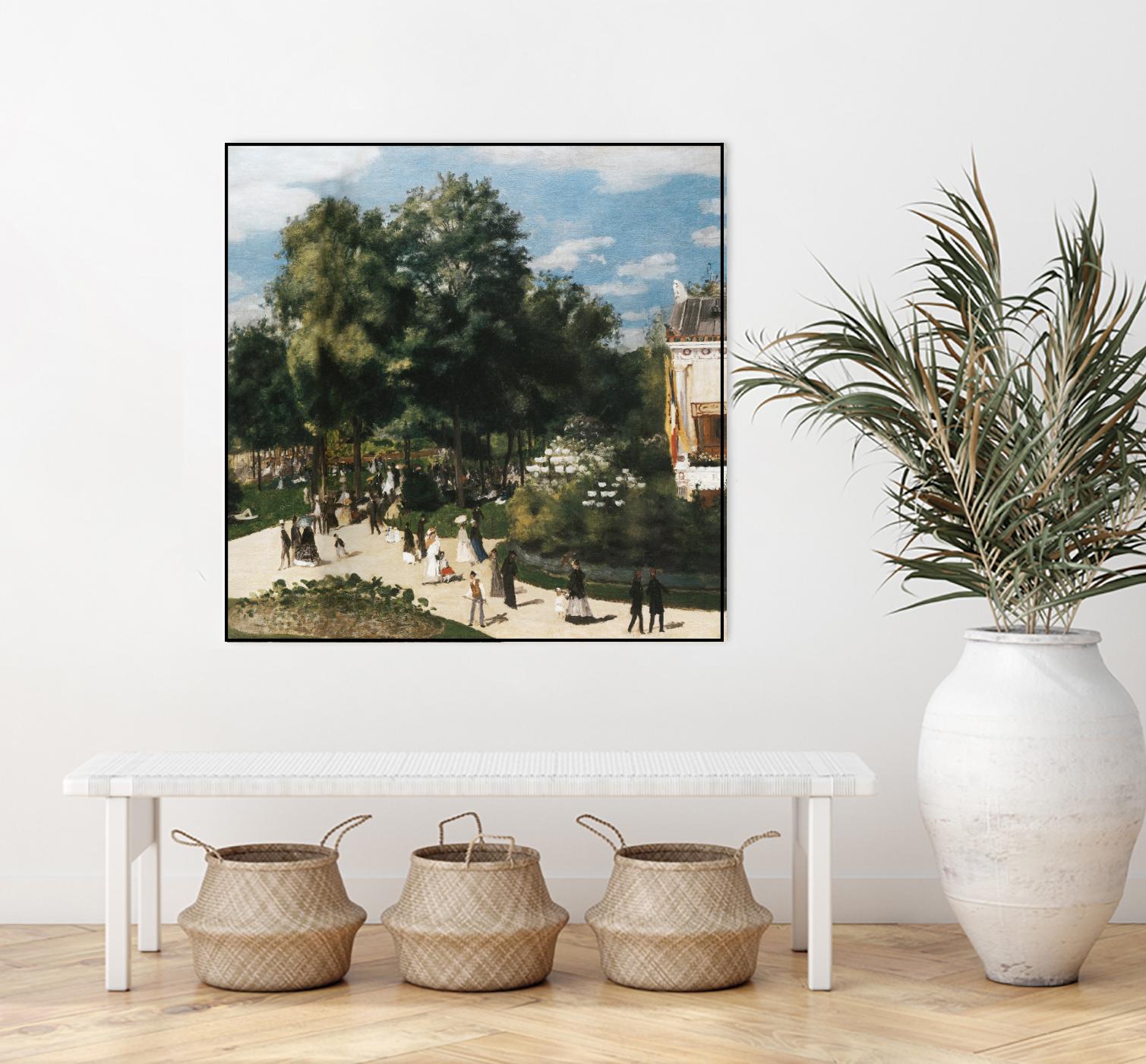 Ballade au parc by Auguste Renoir on GIANT ART - green masters renoir