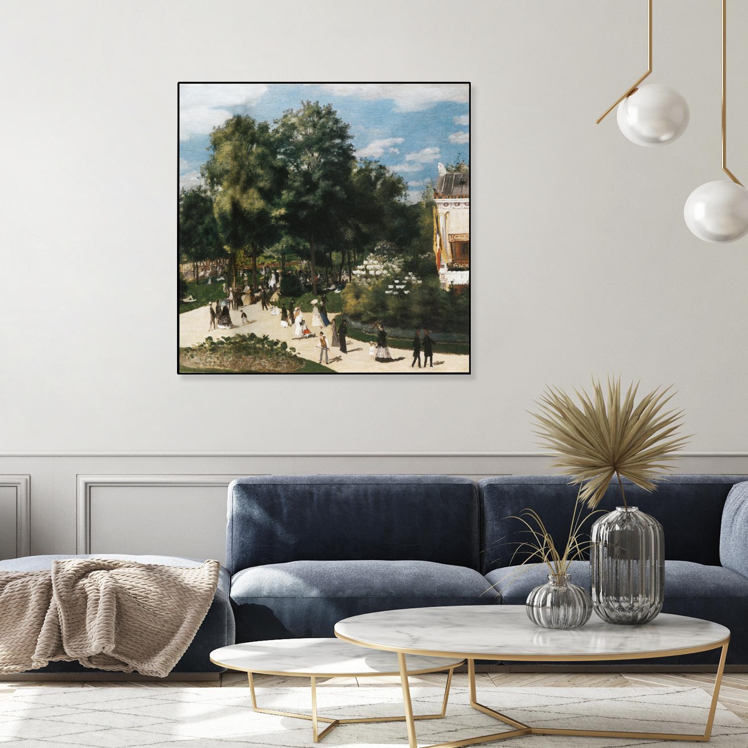 Ballade au parc by Auguste Renoir on GIANT ART - green masters renoir