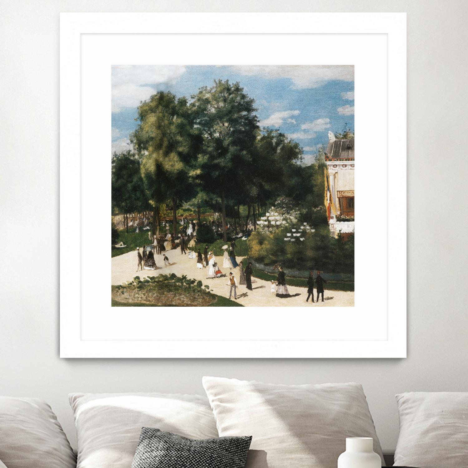 Ballade au parc by Auguste Renoir on GIANT ART - green masters renoir