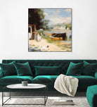 Vue de Bougival by Auguste Renoir on GIANT ART - beige masters renoir