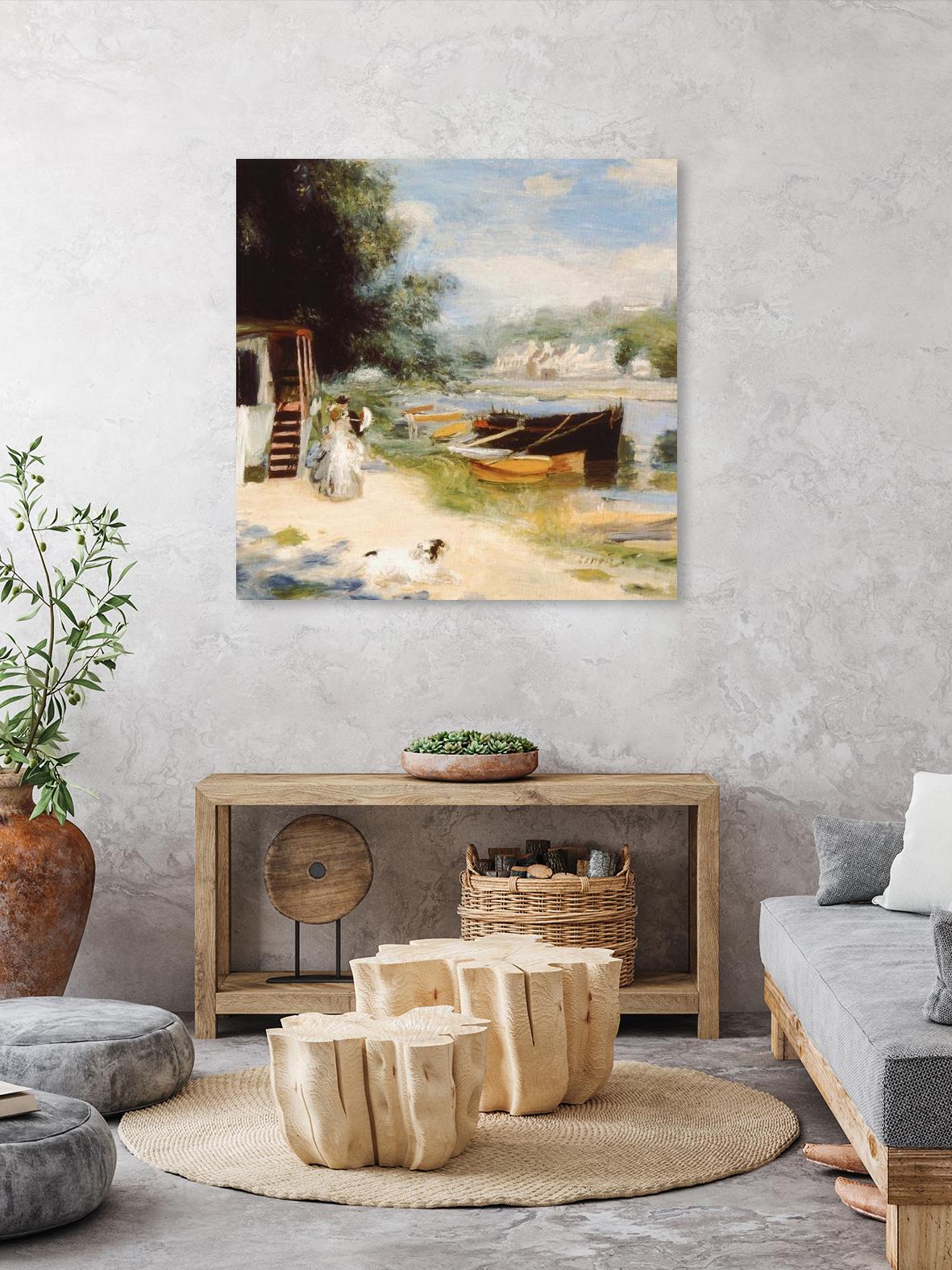 Vue de Bougival by Pierre-Auguste Renoir on GIANT ART - beige masters renoir