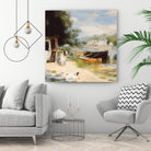 Vue de Bougival by Pierre-Auguste Renoir on GIANT ART - beige masters renoir