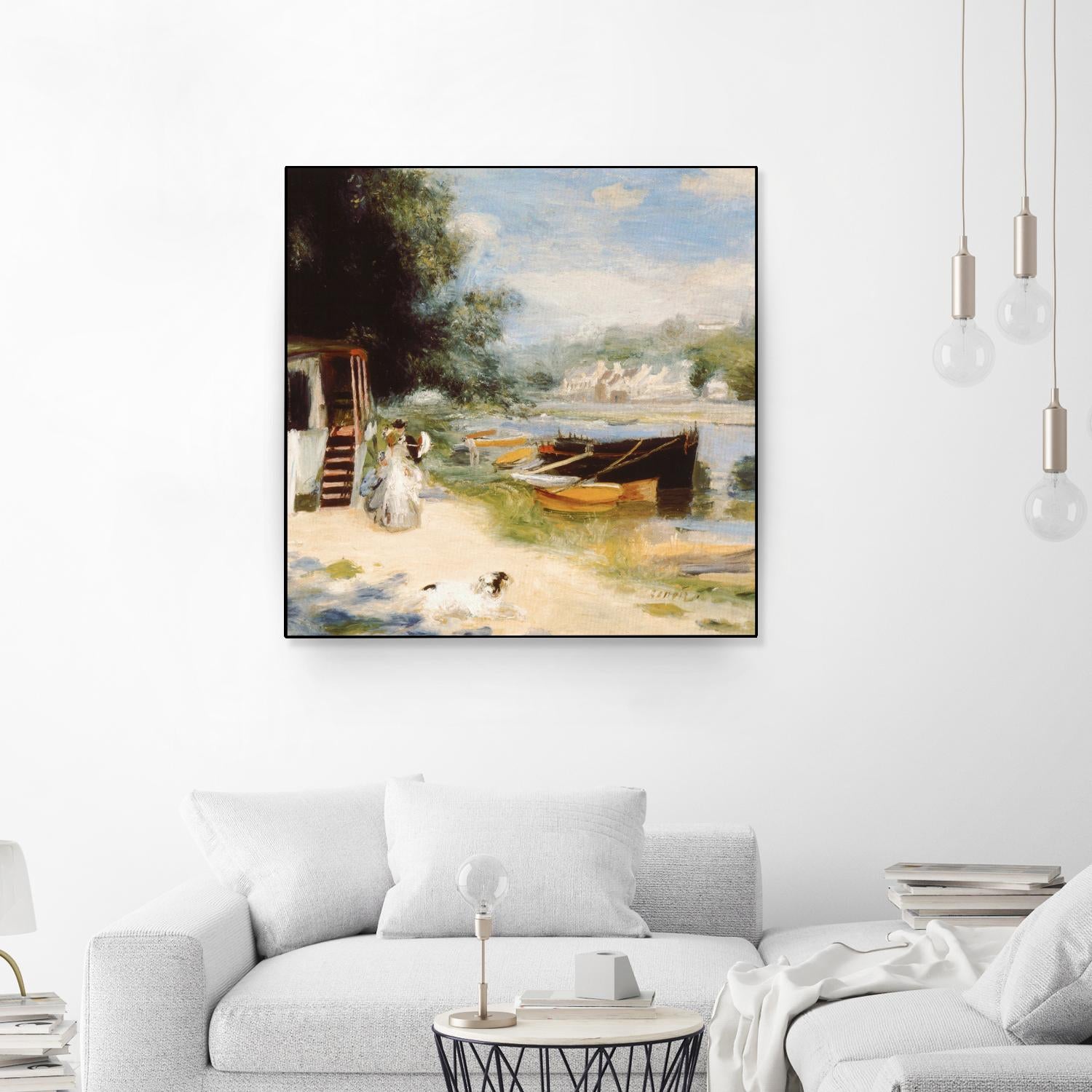 Vue de Bougival by Auguste Renoir on GIANT ART - beige masters renoir