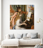 Jeunes filles au piano by Auguste Renoir on GIANT ART - beige figurative young women