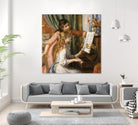 Jeunes filles au piano by Auguste Renoir on GIANT ART - beige figurative young women