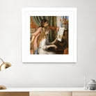 Jeunes filles au piano by Auguste Renoir on GIANT ART - beige figurative young women
