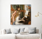Jeunes filles au piano by Auguste Renoir on GIANT ART - beige figurative young women