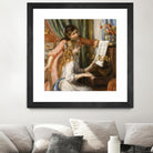 Jeunes filles au piano by Auguste Renoir on GIANT ART - beige figurative young women