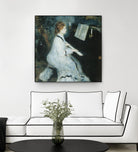 Femme au piano by Auguste Renoir on GIANT ART - white figurative piano