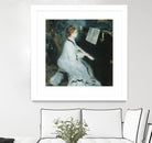 Femme au piano by Auguste Renoir on GIANT ART - white figurative piano