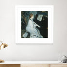 Femme au piano by Auguste Renoir on GIANT ART - white figurative piano
