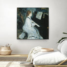 Femme au piano by Auguste Renoir on GIANT ART - white figurative piano
