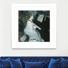 Femme au piano by Auguste Renoir on GIANT ART - white figurative piano