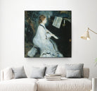 Femme au piano by Auguste Renoir on GIANT ART - white figurative piano