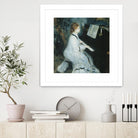 Femme au piano by Auguste Renoir on GIANT ART - white figurative piano