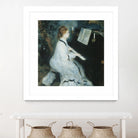 Femme au piano by Auguste Renoir on GIANT ART - white figurative piano