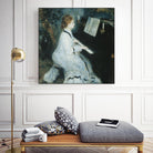 Femme au piano by Auguste Renoir on GIANT ART - white figurative piano