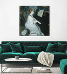 Femme au piano by Auguste Renoir on GIANT ART - white figurative piano