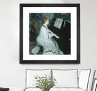 Femme au piano by Auguste Renoir on GIANT ART - white figurative piano
