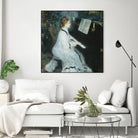 Femme au piano by Auguste Renoir on GIANT ART - white figurative piano