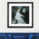 Femme au piano by Auguste Renoir on GIANT ART - white figurative piano